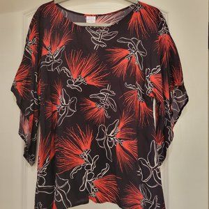 Simply Sisters by Lola Miller Lehua Blouse Size S